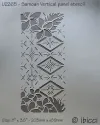 ibicci Samoan Flower & Malu Vertical Panel stencil